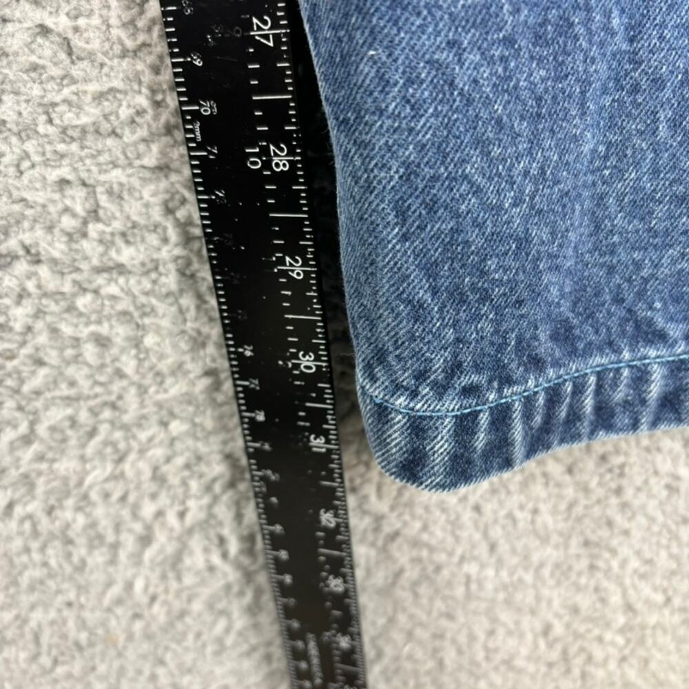 VTG Y2K Clench Jeans 40x32 Baggy Wide Leg Skateboard Hip Hop Raver Grunge Street - Picture 8 of 8